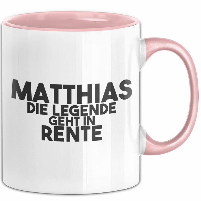 Matthias Tasse Matthias – Die Legende Geht In Rente Geschenk