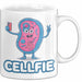 Biologe Tasse Geschenk Cellfie Wissenschaft Geschenkidee Weiß Trendation