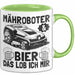 Mähroboter Tasse Geschenk Mähroboter Sprüche Becher Geschenkidee Lustig Grün Trendation