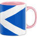 Schottland Flagge Tasse Geschenk Fußball-Fans Europa 3D Alloverprint Rosa Trendation