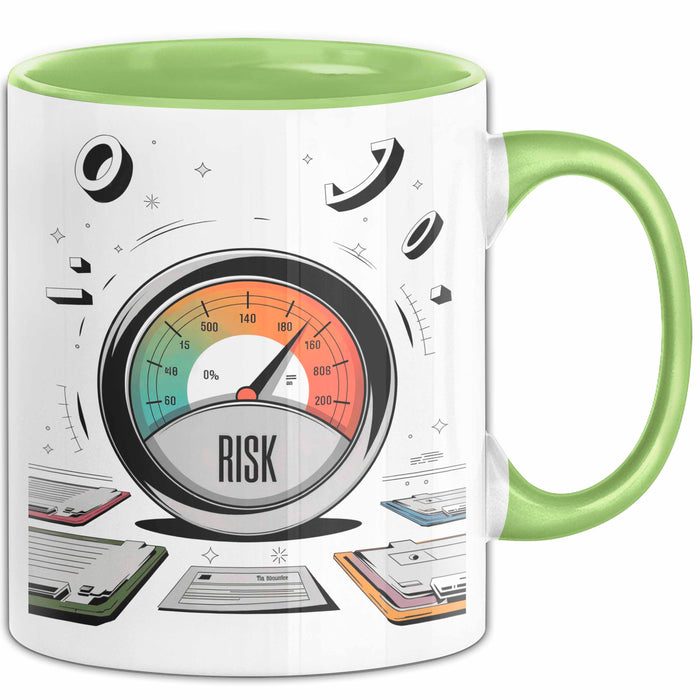 Aktuar Tasse Geschenk Lustige Geschenkidee Spruch Für Risiko Analysten Grün Trendation