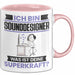 Sounddesigner Tasse Geschenk für Sounddesigner Geburtstag Lustiger Spruch Kaffee-Becher Was Ist Deine Superkraft Rosa Trendation