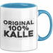 Kalle Tasse Original 100% Kalle Geschenk Blau Trendation