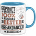 Breakdancer Geschenk Lustiger Spruch für Breakdancer Geschenkidee Bester Breakdancer Der Welt Blau Trendation