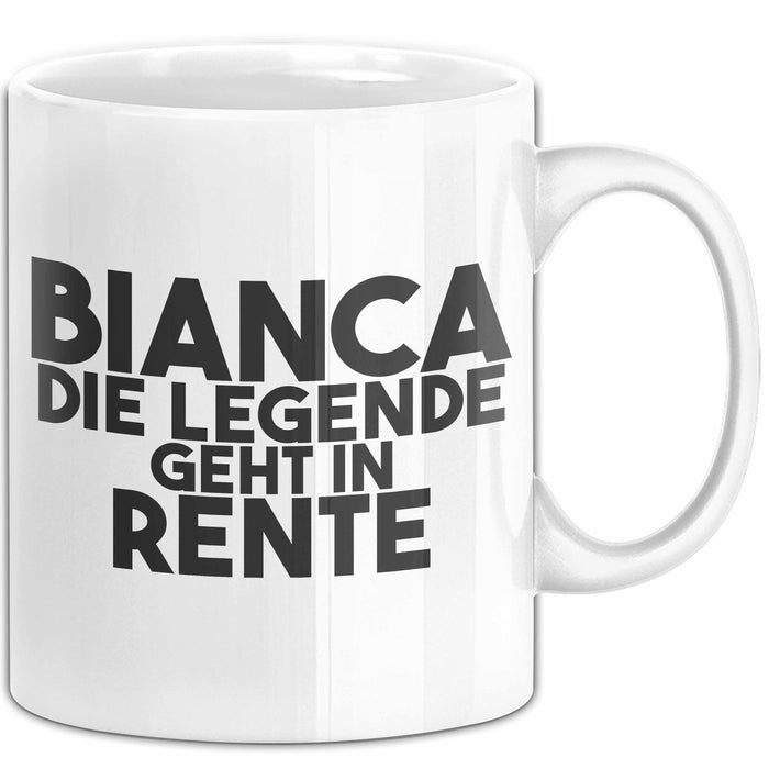 Bianca Tasse Bianca – Die Legende Geht In Rente Geschenk