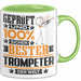 Trompeter Geschenk Lustiger Spruch für Trompeter Geschenkidee Bester Trompeter Der Welt Grün Trendation