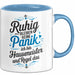 Hausmeister Tasse Geschenk Lustige Geschenkidee Spruch Ruhig Bleiben Blau Trendation