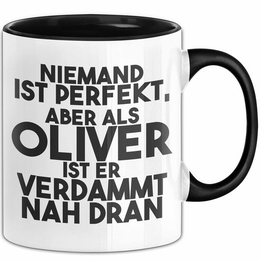 Oliver Tasse Niemand Ist Perfekt, Aber Als Oliver Ist Er Verdammt Nah Dran Schwarz Trendation