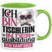 Tischlerin Ausbildung Start Geschenk Tasse Ich Bin Tischlerin In Der Ausbildung Ich Darf Das Kaffee-Becher Geschenkidee Grün Trendation