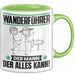 Wanderführer Tasse Geschenk für Wanderführer Der Mann Der Alles Kann Geschenkidee zum Geburtstag Grün Trendation