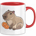Capybara Tasse Geschenk Lustig Capybara-Liebhaber Rot Trendation