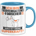Tierverhaltensforscher Tasse Geschenk für Tierverhaltensforscher Geburtstag Lustiger Spruch Kaffee-Becher Was Ist Deine Superkraft Blau Trendation