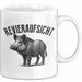 Jäger Tasse Geschenk Revieraufsicht Geschenkidee Wildschwein Geschenke Jägerin Weiß Trendation