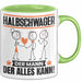 Halbschwager Tasse Geschenk für Halbschwager Der Mann Der Alles Kann Geschenkidee zum Geburtstag Grün Trendation