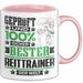 Reittrainer Geschenk Lustiger Spruch für Reittrainer Geschenkidee Bester Reittrainer Der Welt Rosa Trendation