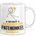 Patenonkel Geschenk Tasse So Gut Kann Nur Ein Patenonkel Aussehen Geschenkidee Kaffee-Becher Weiß Trendation