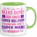 Büroarbeit Kollege Tasse Geschenk Lustige Geschenkidee Spruch Alles Gute Aus Einer Super Kollegin Kann Nur Eine Super Mami Werden Grün Trendation