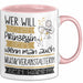 Musikveranstalterin Tasse Geschenk Spruch Wer Will Schon Prinzessin Sein Wenn Man Auch Musikveranstalterin Sein Kann Rosa Trendation