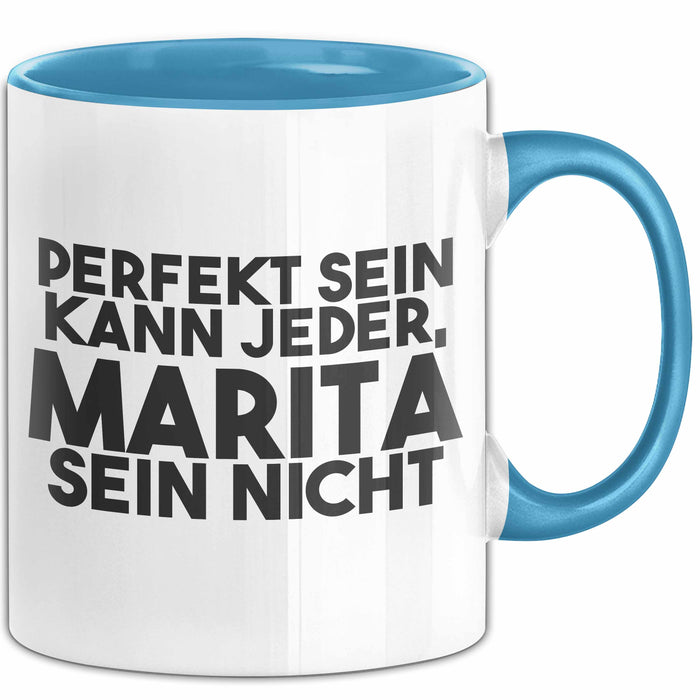 Marita Tasse Perfekt Sein Kann Jeder, Marita Sein Nicht Geschenk
