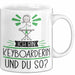 Keyboarderin Tasse Geschenk Ich Bin Keyboarderin Und Du So Geschenkidee Lustiger Spruch Becher Weiß Trendation