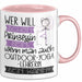 Outdoor-Yoga-Lehrerin Tasse Geschenk Spruch Wer Will Schon Prinzessin Sein Wenn Man Auch Outdoor-Yoga-Lehrerin Sein Kann Rosa Trendation