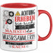 Musiksammlerin Tasse Geschenk Lustiger Spruch Bitte Erheben Sie Sich Seine Majestät Die Musiksammlerin Betritt Den Raum Rot Trendation
