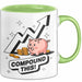 Investor Tasse Geschenk Lustige Geschenkidee Spruch Für Vermögens Erbauer Grün Trendation