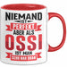 Ossi Tasse Geschenk Niemand Ist Perfekt Aber Als Ossi Ist Man Nah Dran Ostdeutschland Rot Trendation