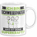 Schwiegervater Tasse Geschenk für Schwiegervater Geburtstag Lustiger Spruch Kaffee-Becher Was Ist Deine Superkraft Weiß Trendation