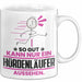 Hürdenläufer Geschenk Tasse So Gut Kann Nur Ein Hürdenläufer Aussehen Geschenkidee Kaffee-Becher Weiß Trendation