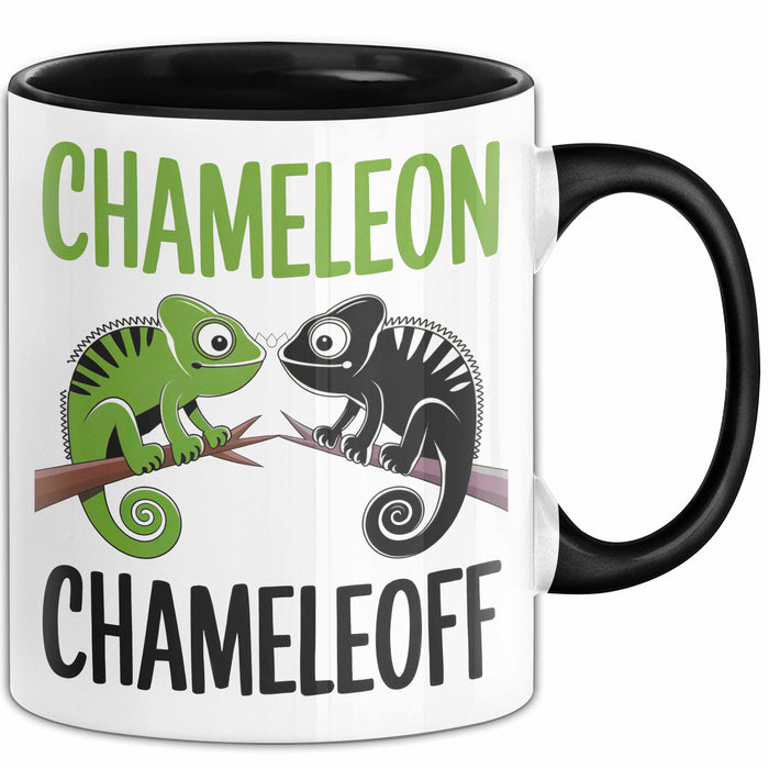 Chamäleon Tier Tasse Geschenk Chamäleon Chamäleoff Reptil Geschenkidee Lustig Trendation