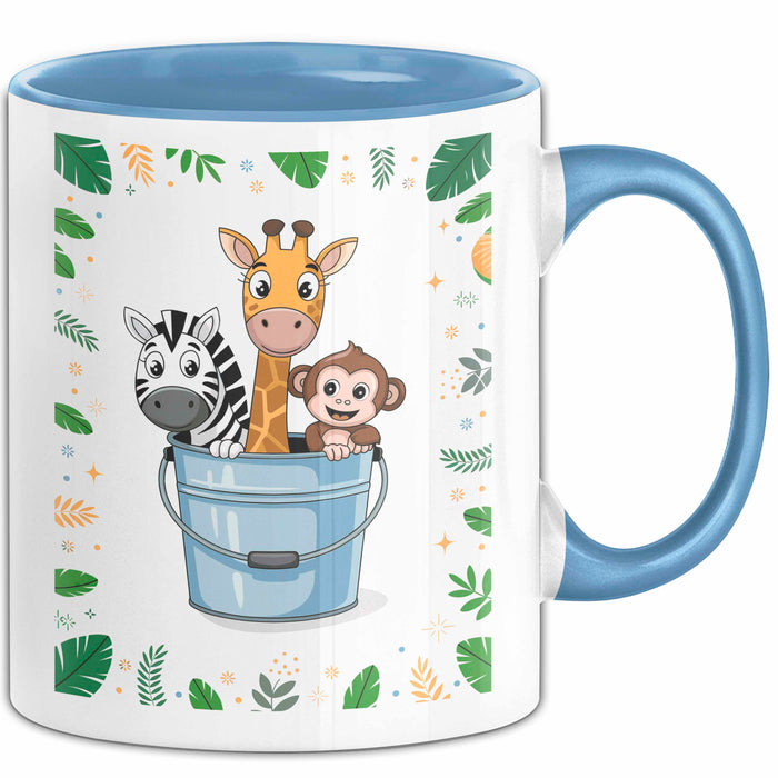 Tierpfleger Tasse Geschenk Lustige Geschenkidee Spruch Für Tier Betreuer Blau Trendation