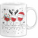 Wein-Trinker Geschenk Weihnachten Rotwein Geschenkidee Weintrinkerin Grafik Kaffee-Becher Weiß Trendation