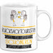 Rucksacktouristin Weil Es Keinen Schöneren Beruf Gibt Tasse Geschenk für Eine Rucksacktouristin Lustig Weiß Trendation