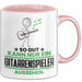 Gitarrenspieler Geschenk Tasse So Gut Kann Nur Ein Gitarrenspieler Aussehen Geschenkidee Kaffee-Becher Rosa Trendation