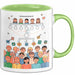 HR Manager Tasse Geschenk Lustige Geschenkidee Spruch Für Menschen Führer Grün Trendation