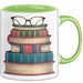 Bibliothekar Tasse Geschenkidee für Bücherliebhaber Grün Trendation