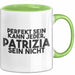 Patrizia Tasse Perfekt Sein Kann Jeder, Patrizia Sein Nicht Geschenk Grün Trendation