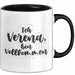 Verena Tasse Ich Verena, Bin Vollkommen Geschenk Schwarz Trendation