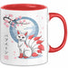 Fuchs Tierliebhaber Tasse Geschenk Lustige Geschenkidee Spruch Japanischer Kitsune Fuchs Rot Trendation