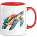 Schildkröte Tierliebhaber Tasse Geschenk Lustige Geschenkidee Spruch Rot Trendation
