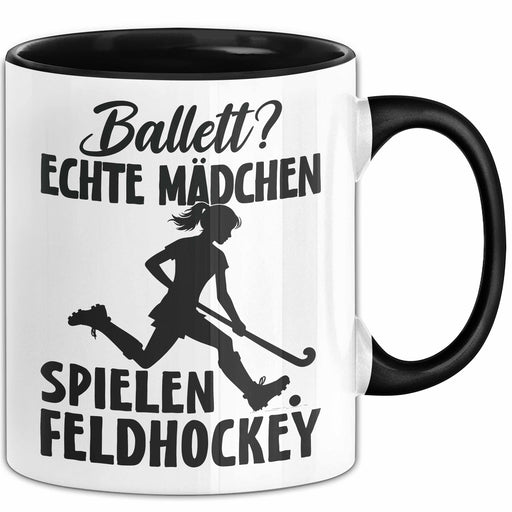 Feldhockey-Spielerin Tasse Geschenk Frauen Ballett Echte Mädchen Spielen Feldhockey Trendation