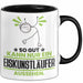 Eiskunstläufer Geschenk Tasse So Gut Kann Nur Ein Eiskunstläufer Aussehen Geschenkidee Kaffee-Becher Schwarz Trendation