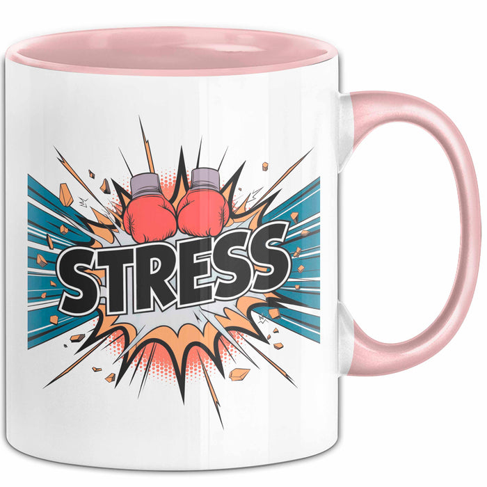 Boxer Tasse Geschenk Lustige Geschenkidee Spruch Für Kampf Fans Rosa Trendation