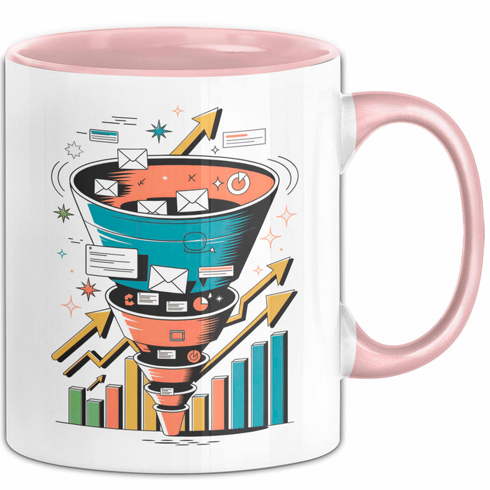 Marketing Manager Tasse Geschenk Lustige Geschenkidee Spruch Für Wachstums Manager Rosa Trendation