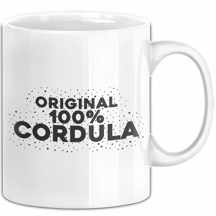 Cordula Tasse Original 100% Cordula Geschenk Weiß Trendation