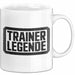 Fußballtrainer Fußballteam Tasse Geschenk Lustige Geschenkidee Spruch Trainer Legende Weiß Trendation