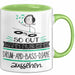 Drum-and-Bass-DJane Geschenk Tasse So Gut Kann Nur Eine Drum-and-Bass-DJane Aussehen Geschenkidee Geburtstag Weihnachten Lustig Grün Trendation