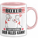 Boxer Tasse Geschenk für Boxer Der Mann Der Alles Kann Geschenkidee zum Geburtstag Rosa Trendation