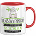 Klassikkennerin Weil Es Keinen Schöneren Beruf Gibt Tasse Geschenk für Eine Klassikkennerin Lustig Rot Trendation